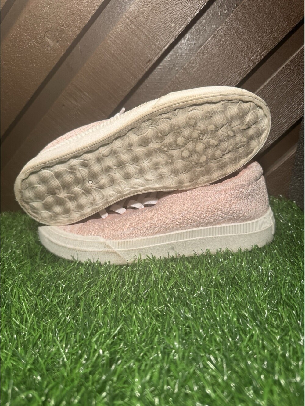 Roxy Women’s Summer Sky Knit Pink Sneakers Size 9